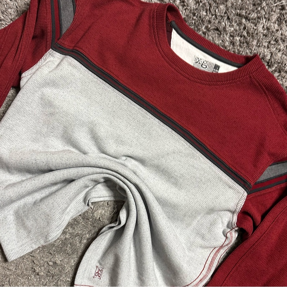 2000s Xg Striped Crewneck Sweater